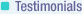 Testimonials Testimonials