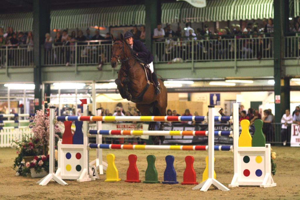 Caroline Webley riding Barrister QC